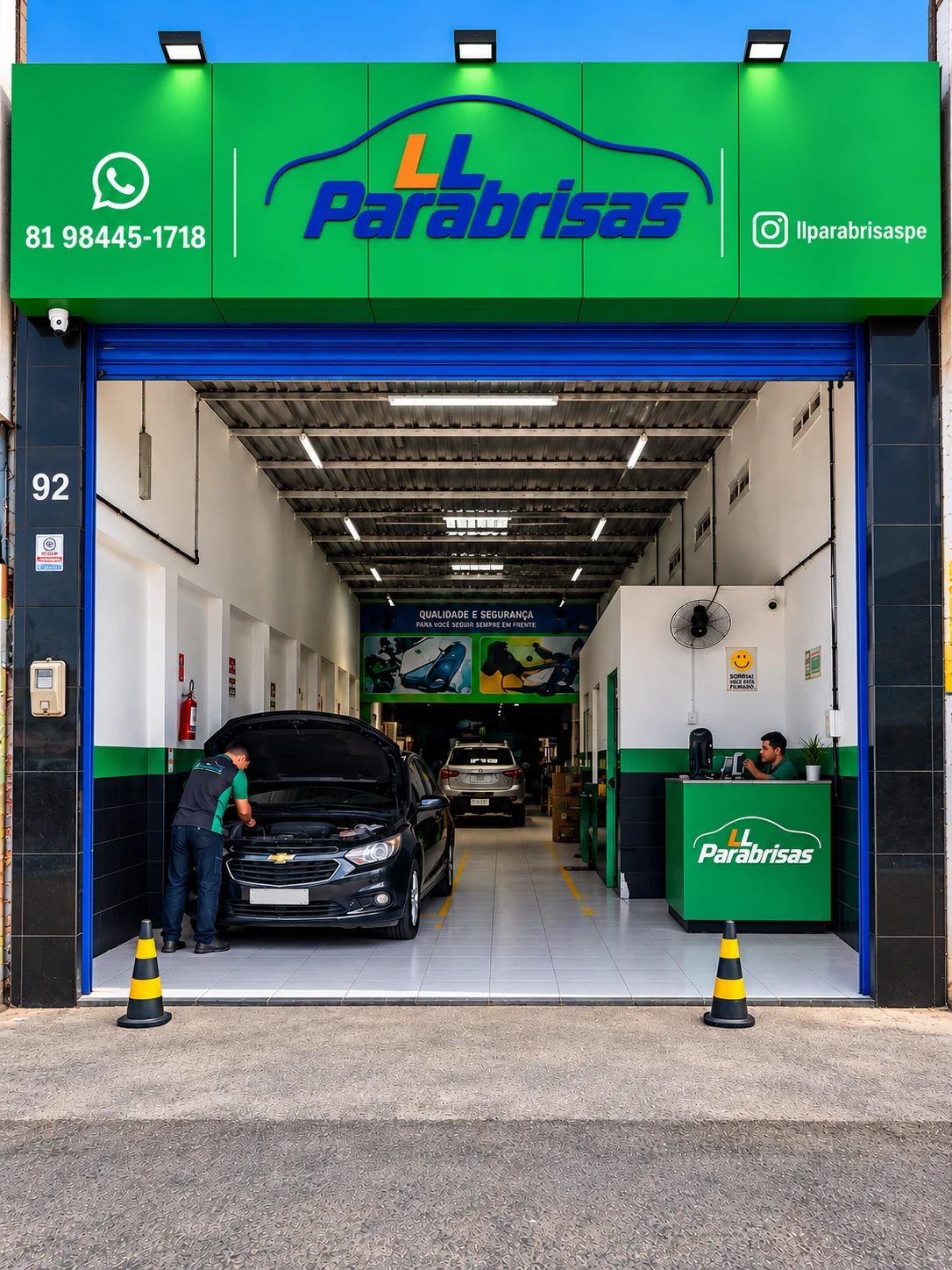 Fachada da LL Para-brisas em Recife